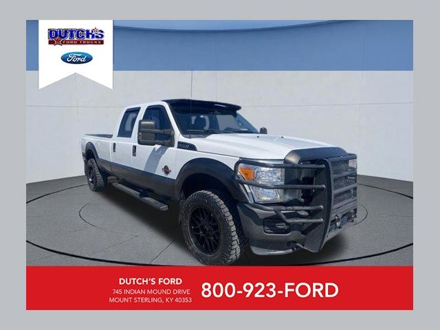 Oxford White 2012 Ford F-250 Super Duty XL Crew Cab 4WD Pickup Truck Four-Wheel Drive 6-Speed Automatic Overdrive