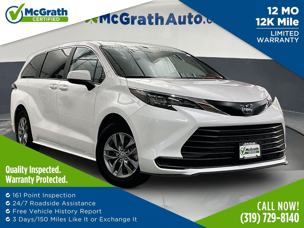 Ice 2025 Toyota Sienna Minivan Front-Wheel Drive Continuously Variable Transmission