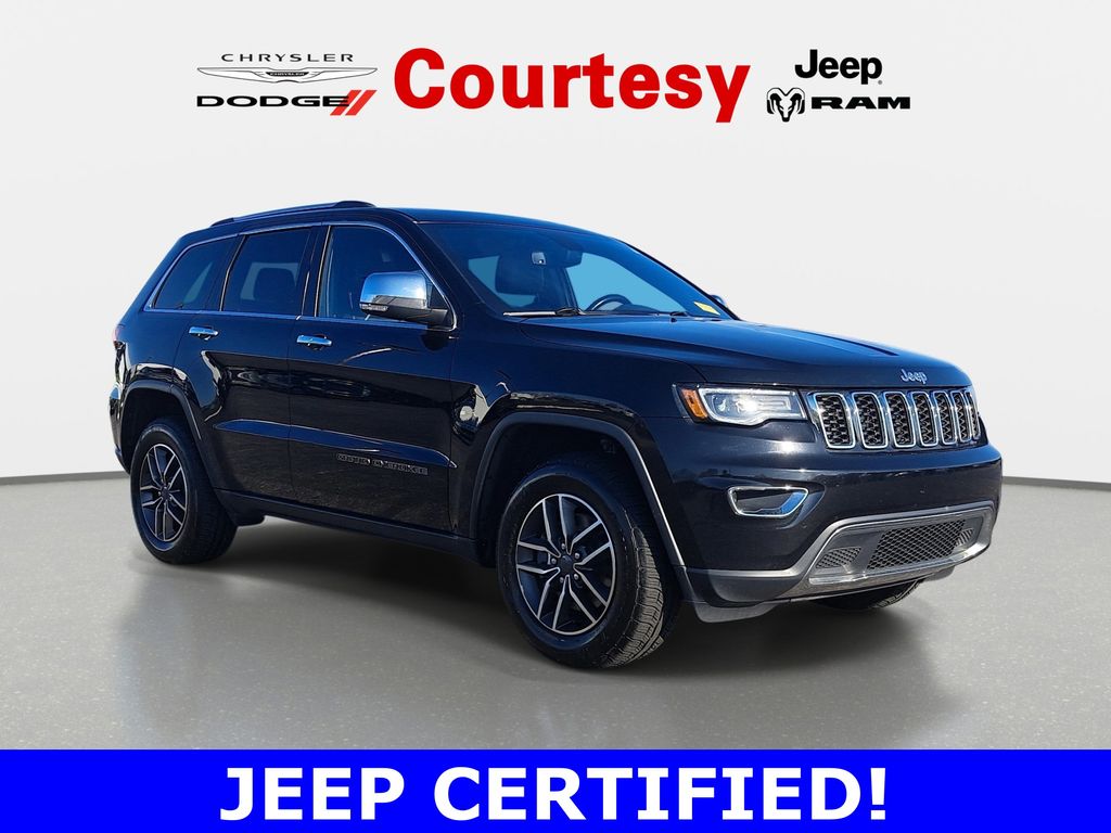 Diamond Black Crystal Pearlcoat 2021 Jeep Grand Cherokee Limited 4WD SUV / Crossover Four-Wheel Drive 8-Speed Automatic