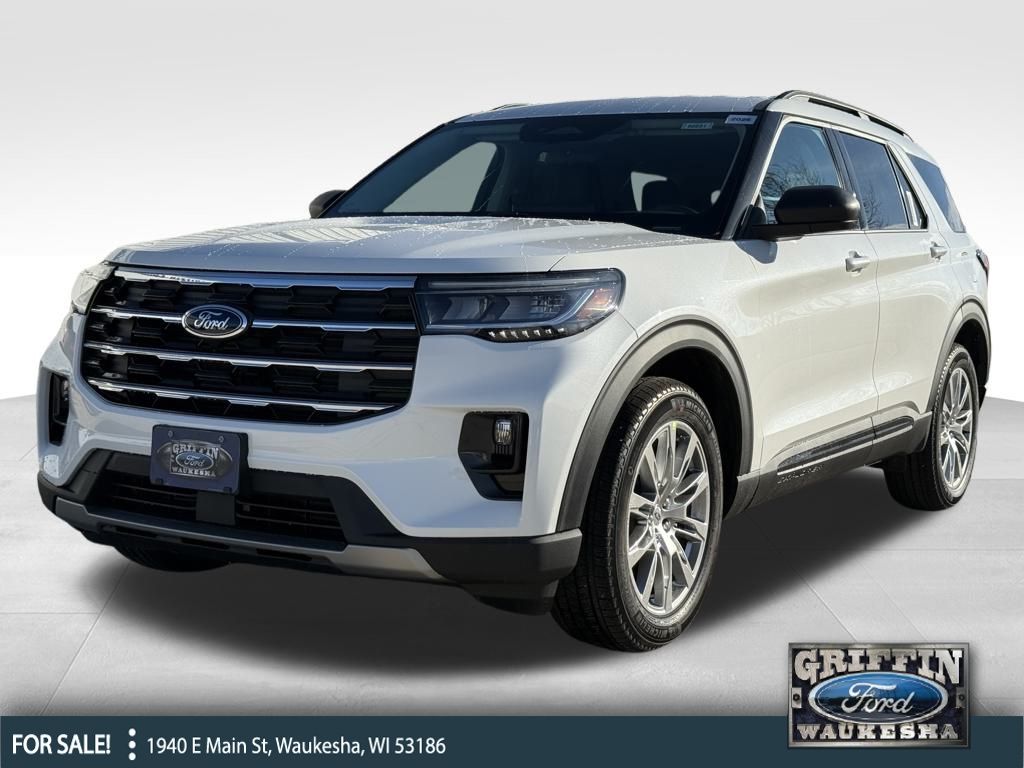 Star White Metallic Tri-Coat 2026 Ford Explorer Active AWD SUV / Crossover All-Wheel Drive Automatic