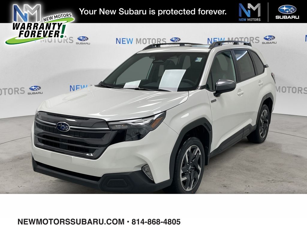 White Pearl 2026 Subaru Forester Hybrid SUV / Crossover All-Wheel Drive Continuously Variable Transmission
