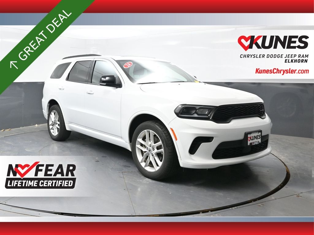 White Knuckle Clearcoat 2024 Dodge Durango SUV / Crossover All-Wheel Drive 8-Speed Automatic