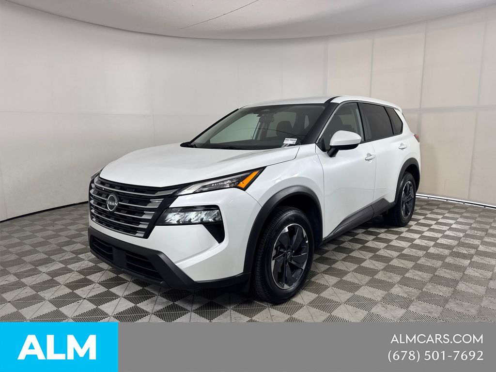 Everest White Pearl 2025 Nissan Rogue SV FWD SUV / Crossover Front-Wheel Drive Continuously Variable Transmission