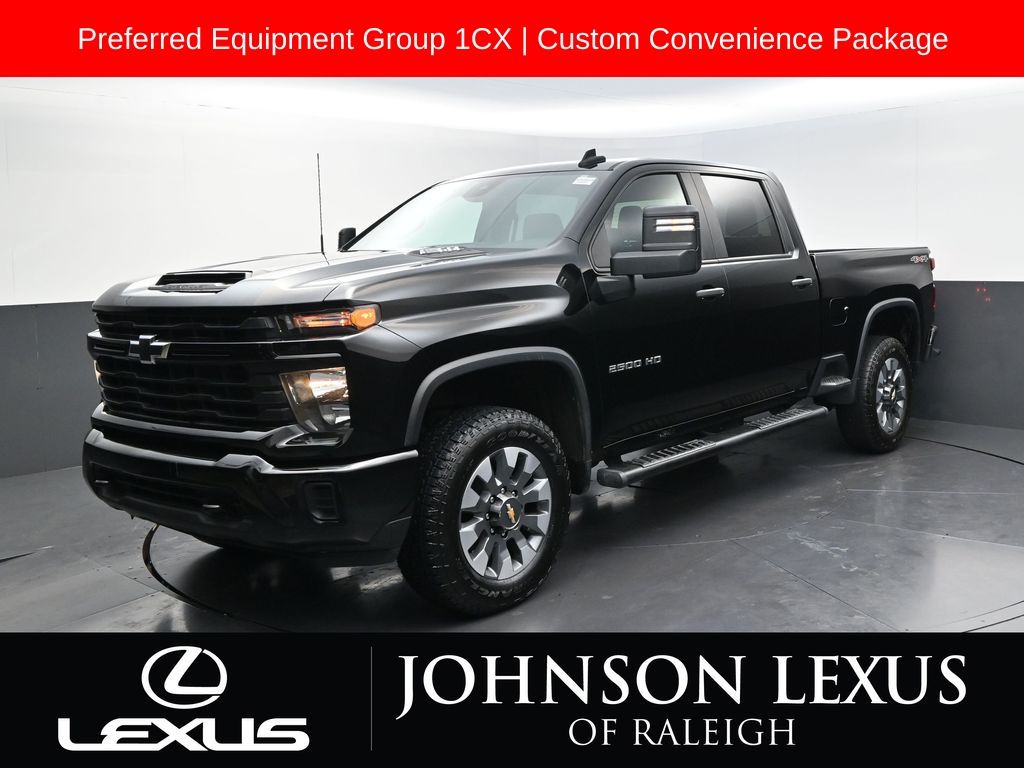 Black 2025 Chevrolet Silverado 2500HD Pickup Truck Four-Wheel Drive Automatic