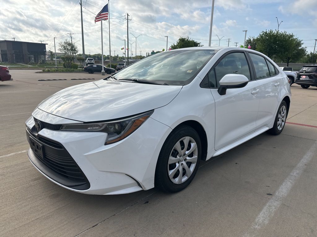 Ice Cap 2024 Toyota Corolla LE FWD Sedan Front-Wheel Drive Continuously Variable Transmission