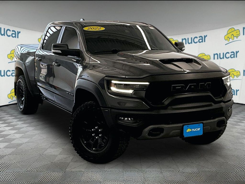 Gray (Granite Crystal Metallic Clearcoat) 2022 RAM 1500 Pickup Truck All-Wheel Drive 8-Speed Automatic