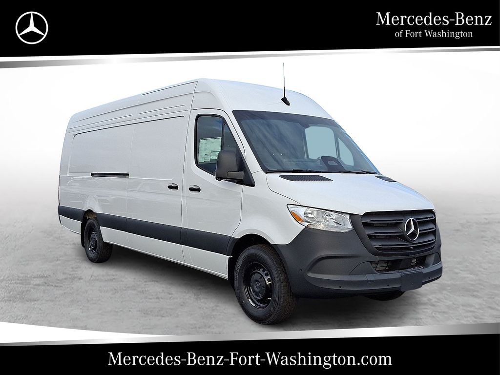 Arctic White 2026 Mercedes-Benz Sprinter Cargo 2500 170 High Roof Extended RWD Van Rear-Wheel Drive 9-Speed Automatic