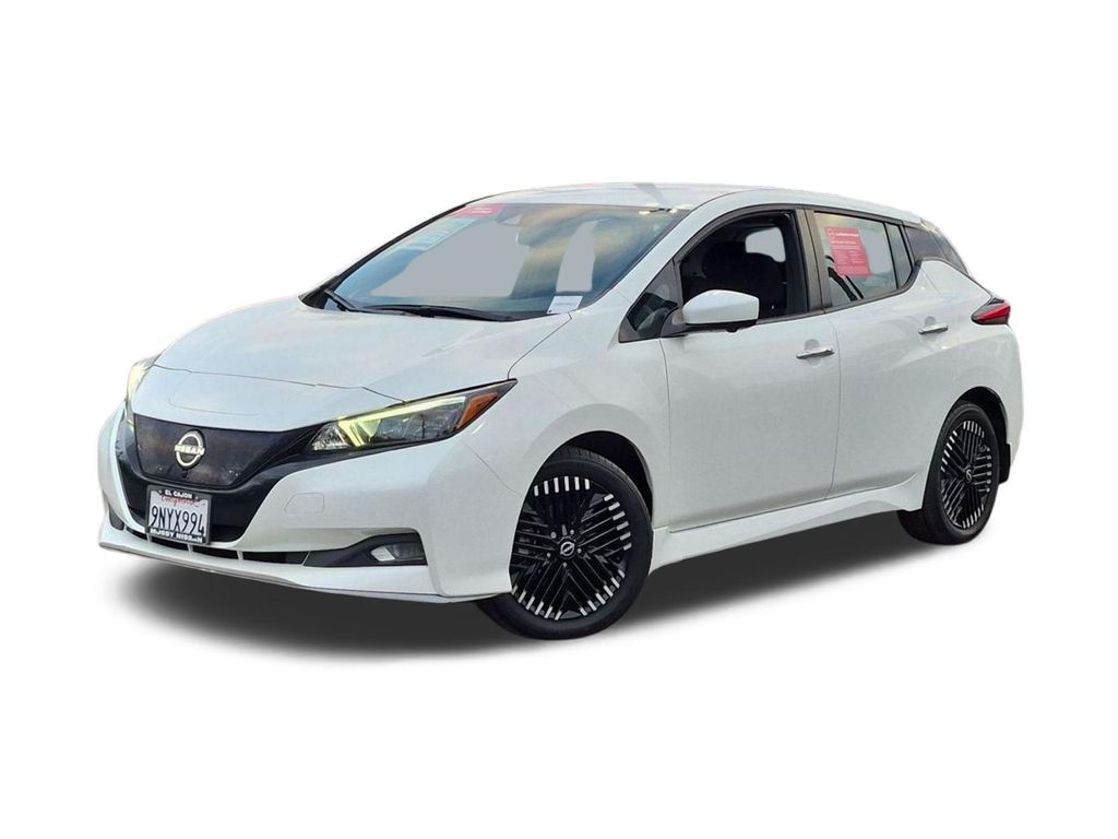 Pearl White Tricoat 2023 Nissan LEAF Hatchback Front-Wheel Drive Automatic