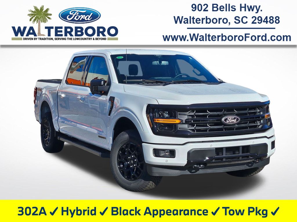 2025 Ford F-150 XLT White at Bob King Buick GMC