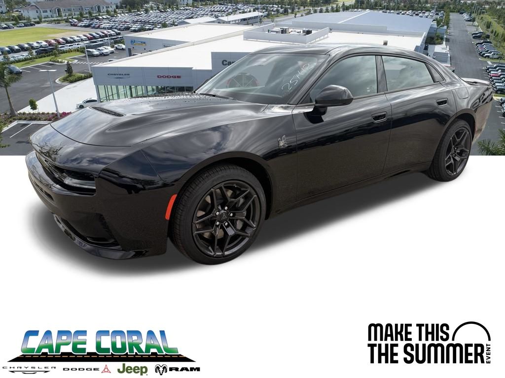 Diamond Black Crystal Pearlcoat 2026 Dodge Charger Sedan All-Wheel Drive 8-Speed Automatic