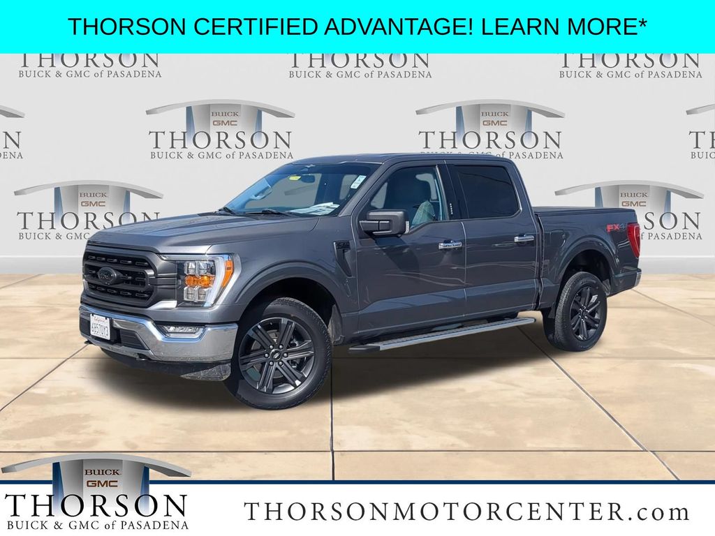 Gray Metallic 2023 Ford F-150 Pickup Truck Four-Wheel Drive Automatic