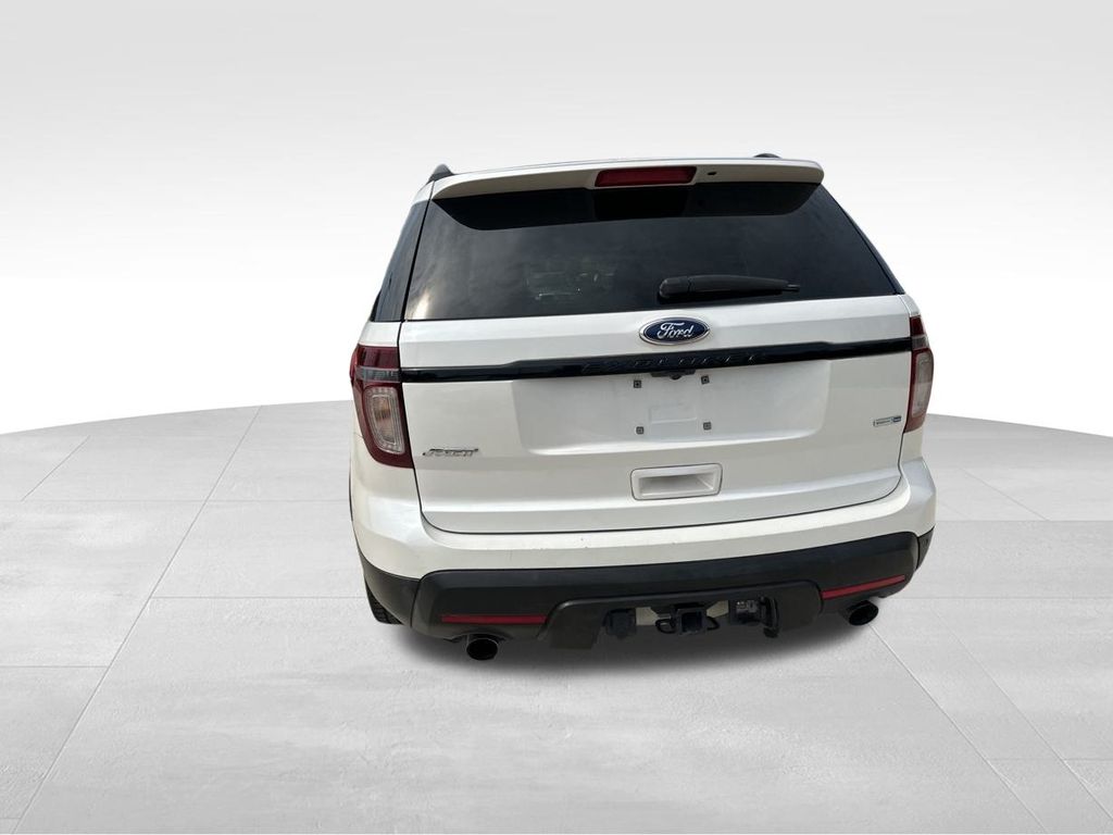 2014 White Platinum Clearcoat Metallic Ford Explorer Sport 4X4 SUV