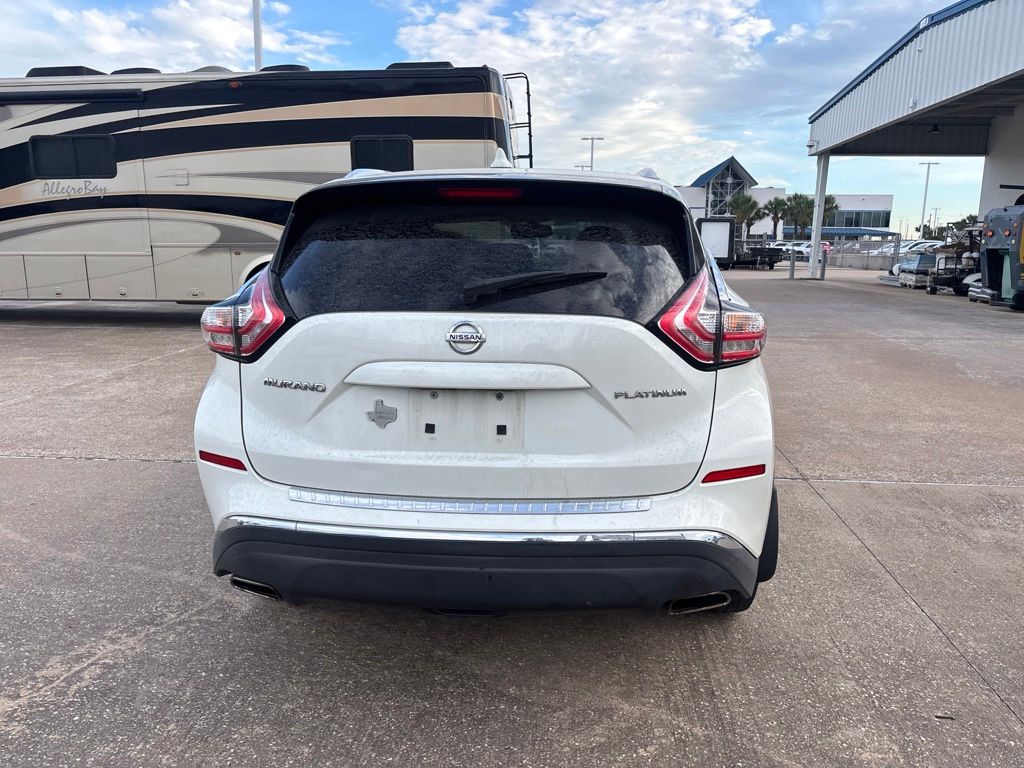 2017 Nissan Murano Platinum White at Bayway Cadillac of The Woodlands