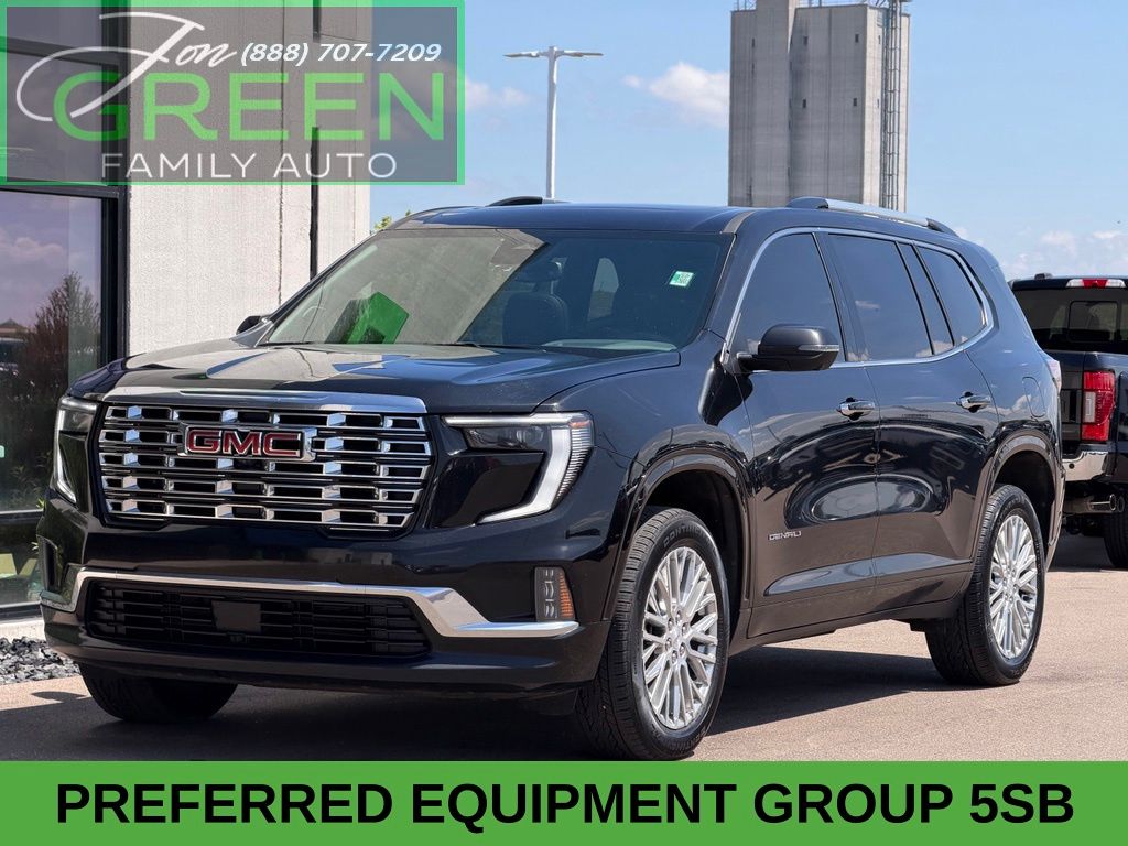 Black 2025 GMC Acadia SUV / Crossover Four-Wheel Drive 8-Speed Automatic