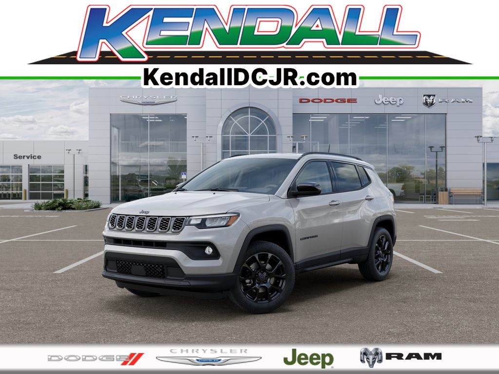 Silver Zynith Metallic Clearcoat 2025 Jeep Compass Latitude 4WD SUV / Crossover Four-Wheel Drive 8-Speed Automatic