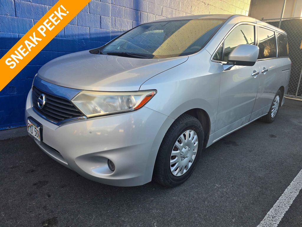Brilliant Silver Metallic 2012 Nissan Quest 3.5 S Minivan Front-Wheel Drive Continuously Variable Transmission