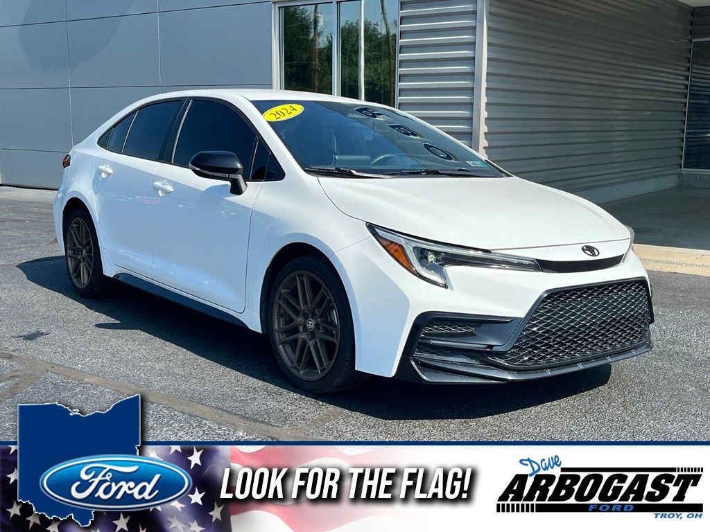 Ice 2024 Toyota Corolla Sedan Front-Wheel Drive Continuously Variable Transmission