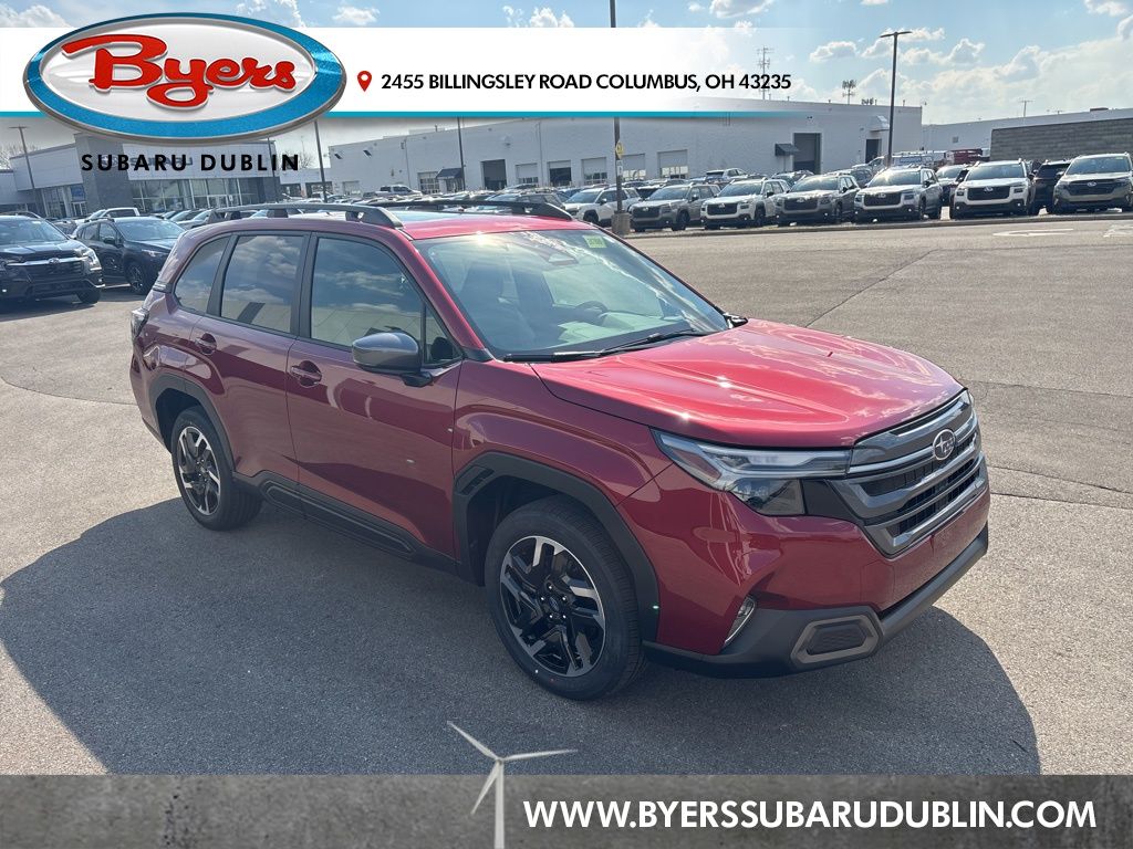 Crimson Red Pearl 2026 Subaru Forester Limited Crossover AWD SUV / Crossover All-Wheel Drive Continuously Variable Transmission