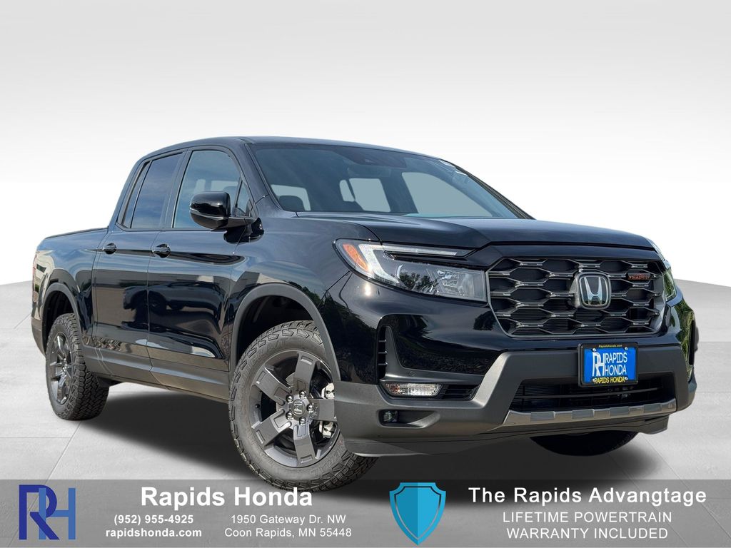 Crystal Black Pearl 2026 Honda Ridgeline Pickup Truck All-Wheel Drive 9-Speed Automatic