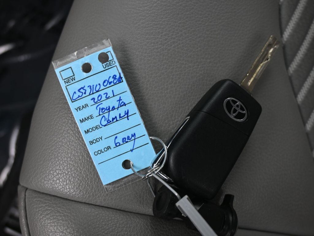 Used 2021 Celestial Silver Metallic Toyota SE image 42