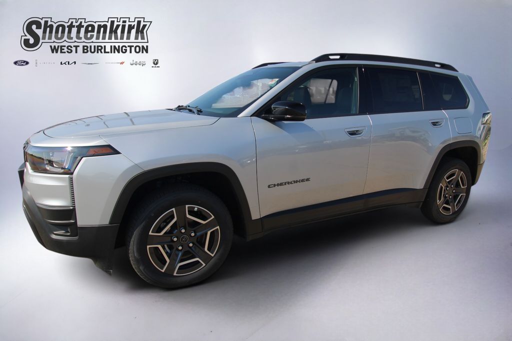 Silver Zynith Clearcoat 2026 Jeep Cherokee SUV / Crossover Four-Wheel Drive Continuously Variable Transmission