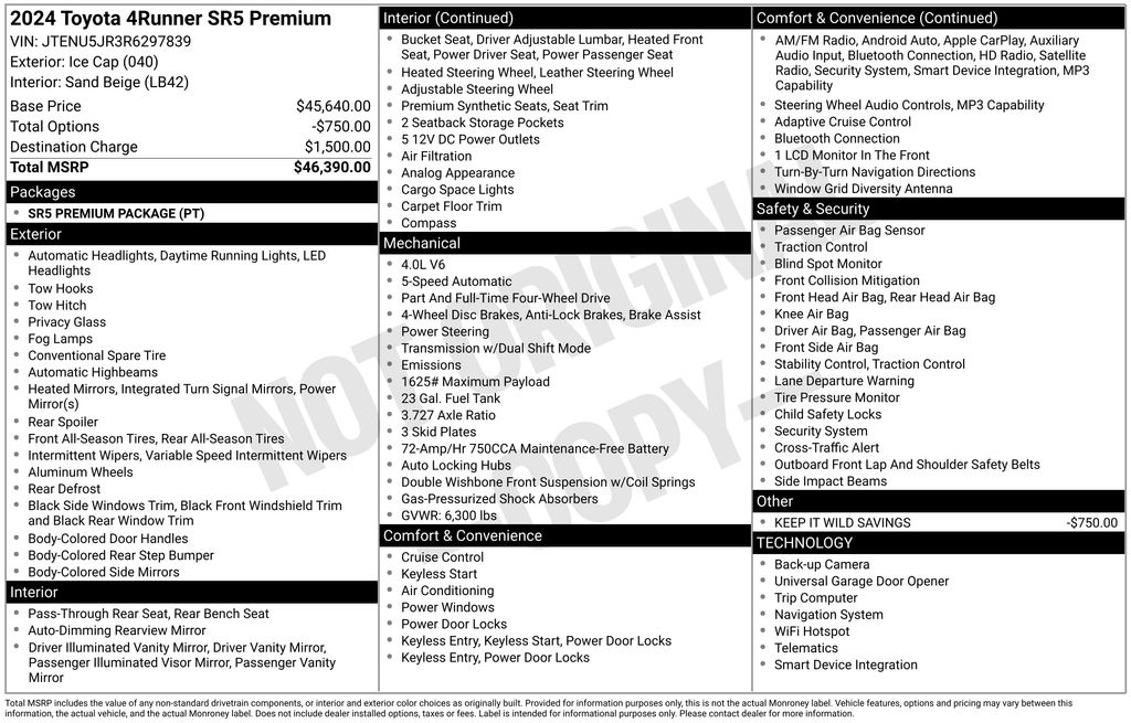 Certified Used 2024 White Toyota SR5 Premium image 5