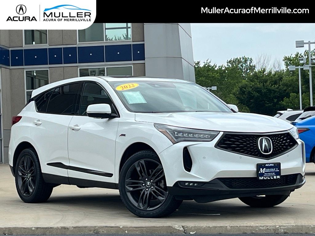 Platinum White Pearl 2022 Acura RDX SUV / Crossover All-Wheel Drive Automatic