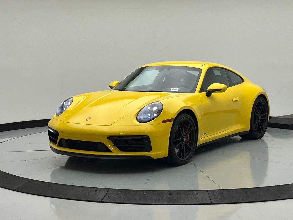 Racing Yellow 2022 Porsche 911 Carrera GTS Coupe RWD Coupe Rear-Wheel Drive 8-Speed Automatic