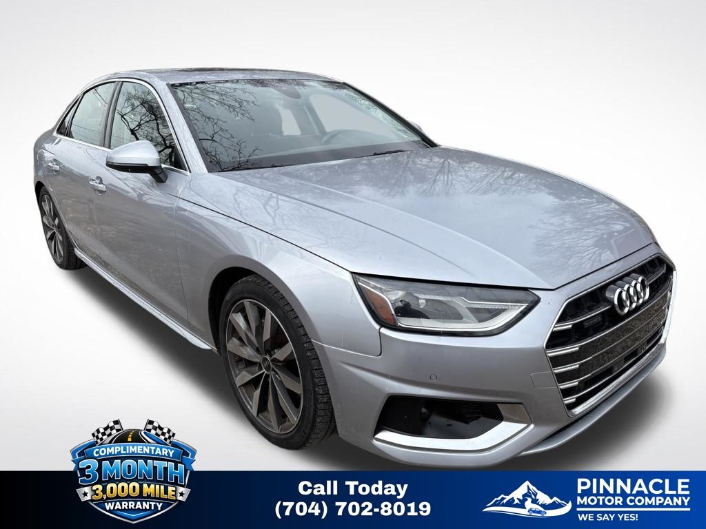 Silver Metallic 2021 Audi A4 quattro Premium 40 TFSI AWD Sedan All-Wheel Drive 7-Speed Automatic