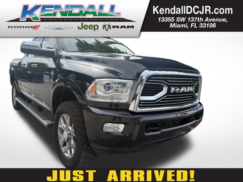 Brilliant Black Crystal Pearlcoat 2016 RAM 2500 Pickup Truck Four-Wheel Drive 6-Speed Automatic