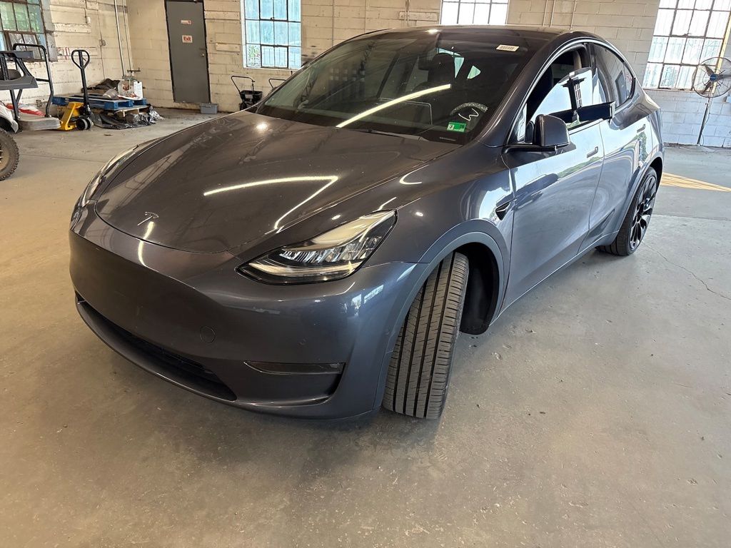 Midnight Silver Metallic 2021 Tesla Model Y SUV / Crossover All-Wheel Drive 1-Speed Automatic