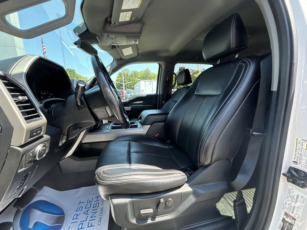 Used 2021 White Metallic Ford Lariat image 13