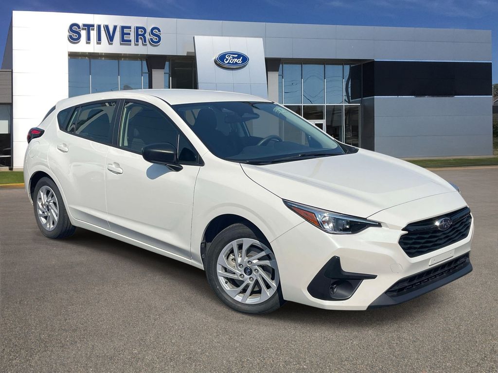 Crystal White Pearl 2024 Subaru Impreza Wagon All-Wheel Drive Continuously Variable Transmission