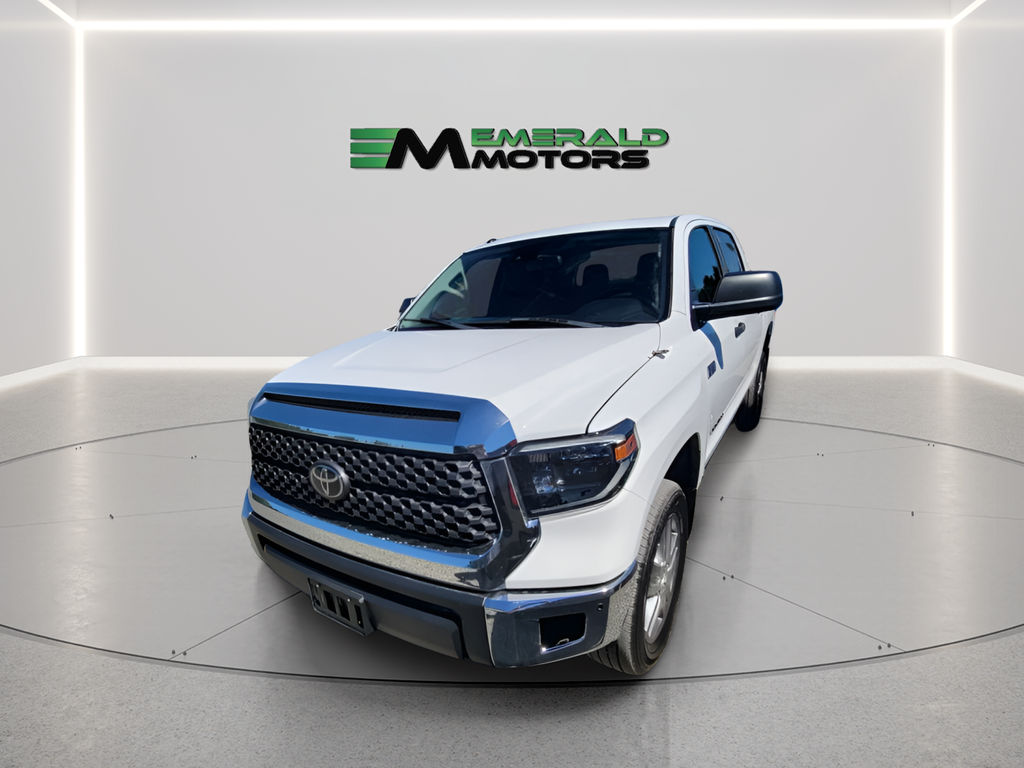 White 2019 Toyota Tundra Pickup Truck Four-Wheel Drive 6-Speed Automatic