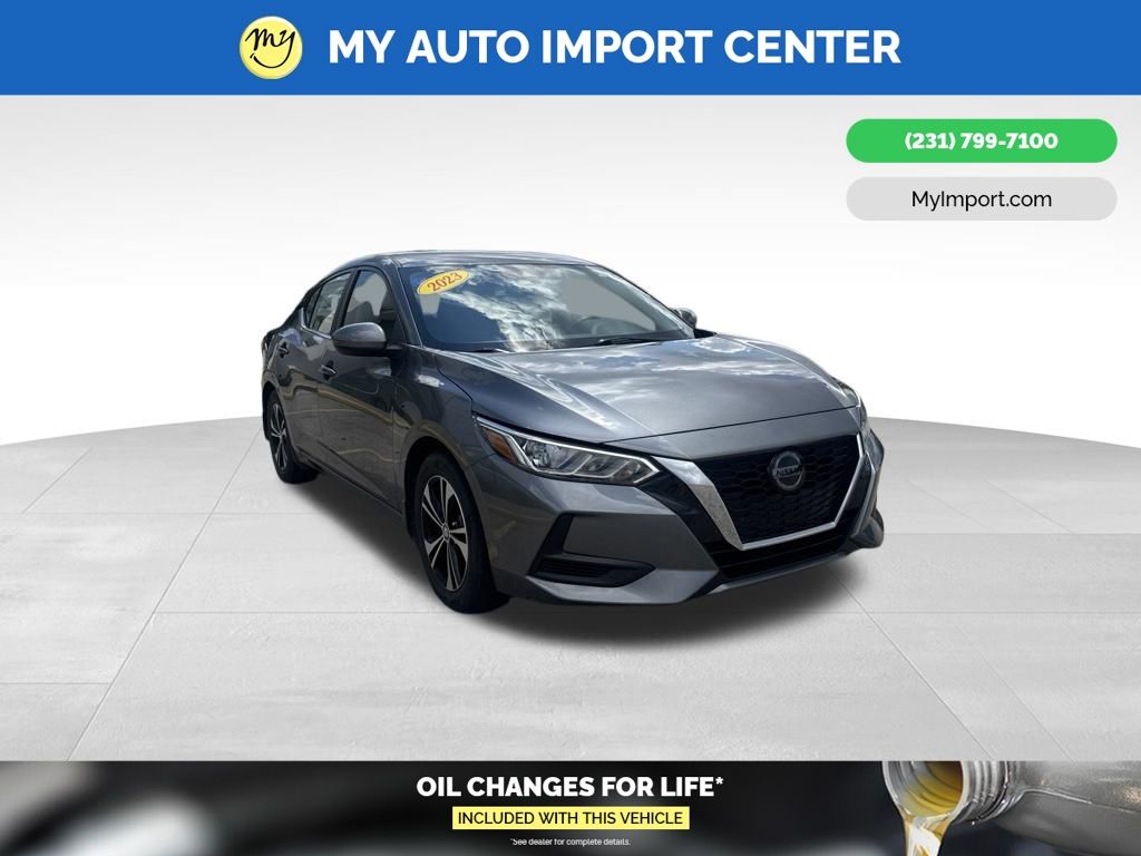 Gray (Gun Metallic) 2023 Nissan Sentra Sedan Front-Wheel Drive Continuously Variable Transmission
