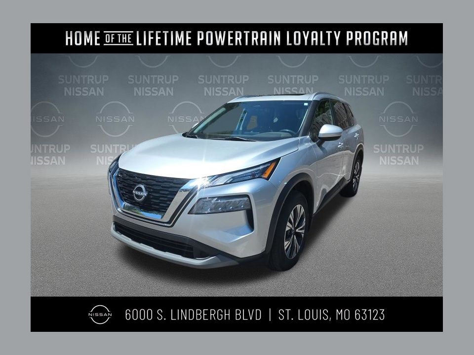 Brilliant Silver Metallic 2023 Nissan Rogue SUV / Crossover All-Wheel Drive Continuously Variable Transmission