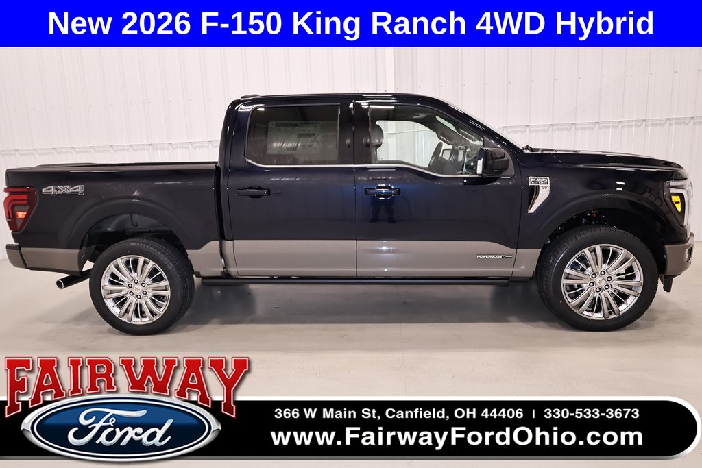 Antimatter Blue Metallic 2026 Ford F-150 Pickup Truck Four-Wheel Drive Automatic