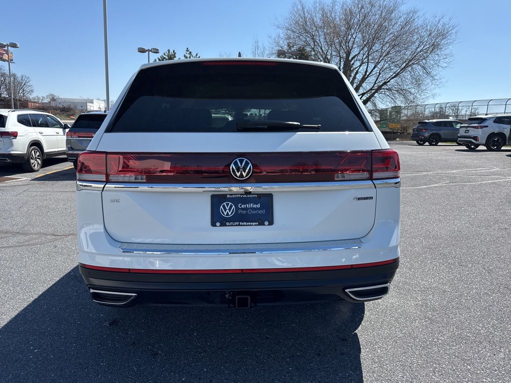 2025 Volkswagen Atlas 2.0T SE w/Technology White at Subaru and VW of Moon Township