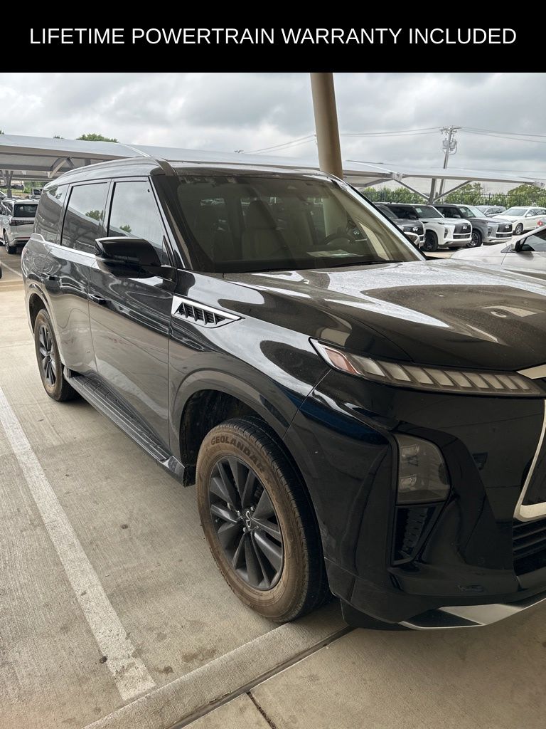 Black Obsidian 2025 INFINITI QX80 SUV / Crossover All-Wheel Drive 9-Speed Automatic
