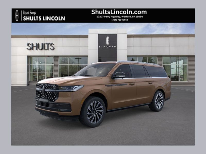 Red (Sunrise Copper Metallic Pearlcoat) 2025 Lincoln Navigator L Black Label 4WD SUV / Crossover Four-Wheel Drive Automatic