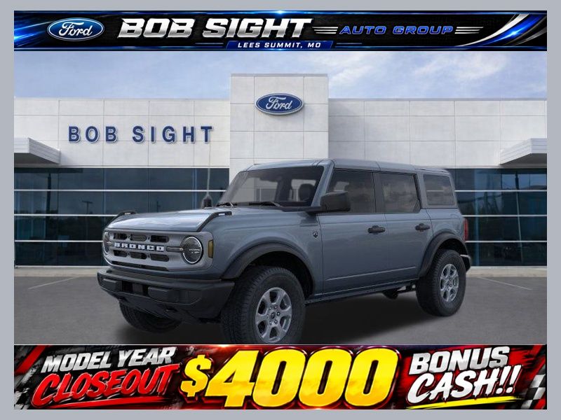 Blue (Azure Gray Met Tri-Coat) 2025 Ford Bronco SUV / Crossover Four-Wheel Drive Automatic