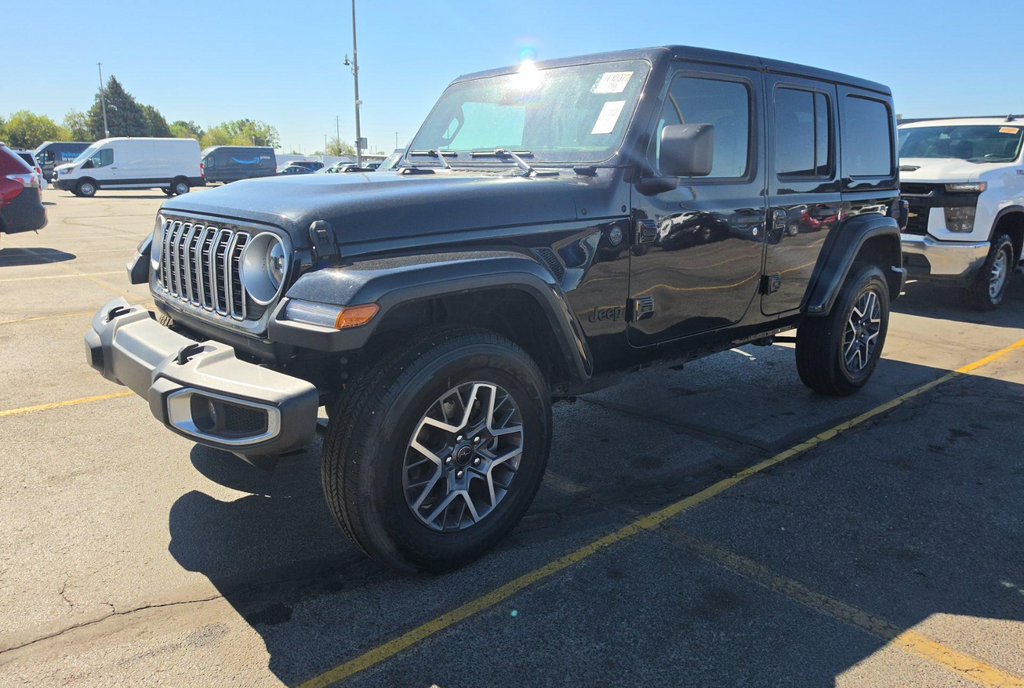 Black Clearcoat 2025 Jeep Wrangler SUV / Crossover Four-Wheel Drive 8-Speed Automatic