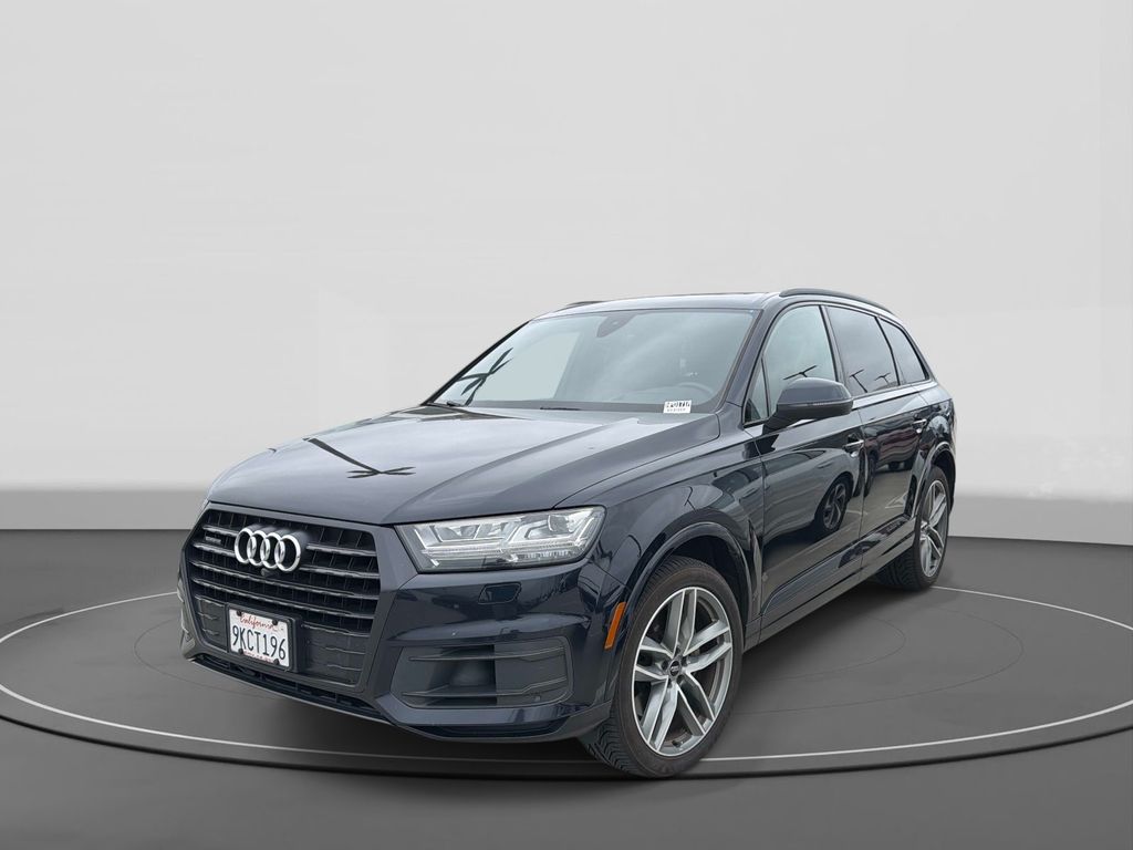 Ink Blue Metallic 2017 Audi Q7 SUV / Crossover All-Wheel Drive 8-Speed Automatic