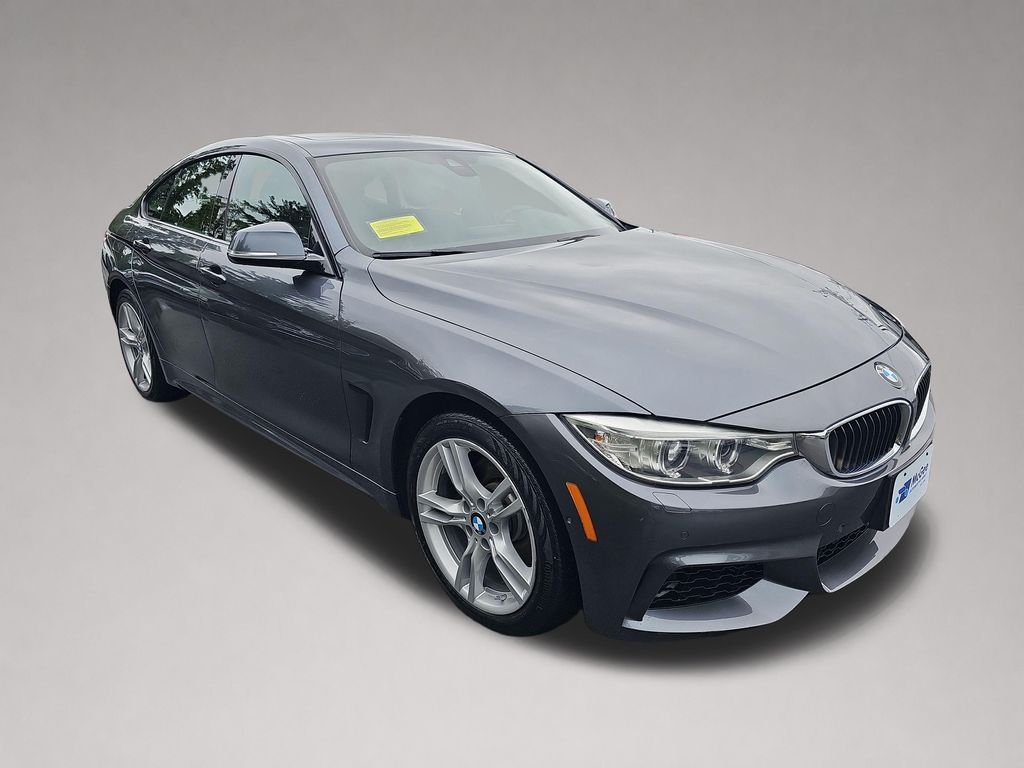 Mineral Gray Metallic 2015 BMW 4 Series Sedan All-Wheel Drive 8-Speed Automatic