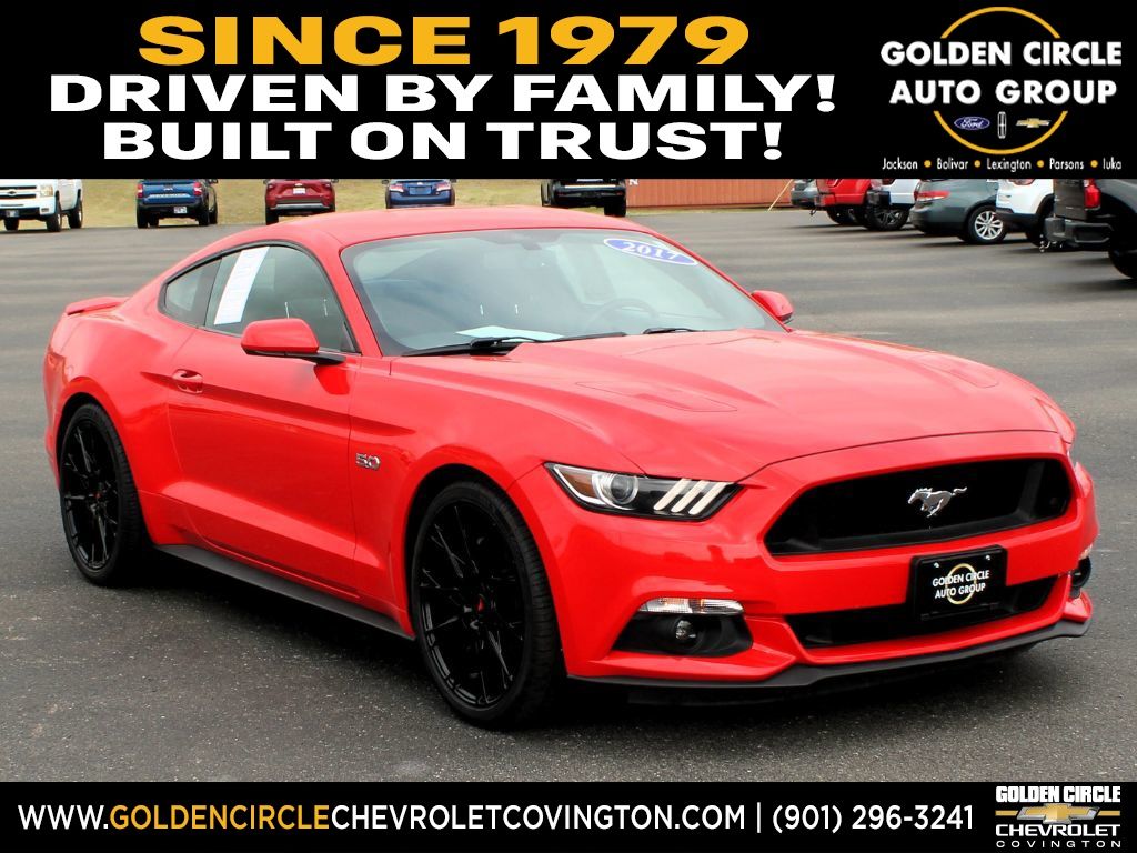 Race Red 2017 Ford Mustang GT Coupe RWD Coupe Rear-Wheel Drive 6-Speed Manual