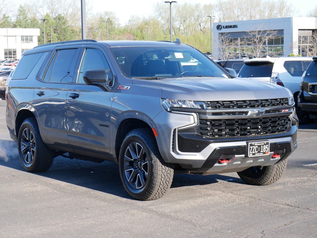 Gray (Satin Steel Metallic) 2022 Chevrolet Tahoe Z71 4WD SUV / Crossover Four-Wheel Drive