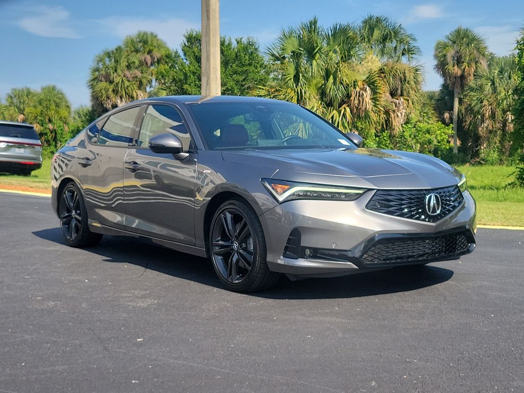 Liquid Carbon Metallic 2025 Acura Integra Sedan Front-Wheel Drive Continuously Variable Transmission