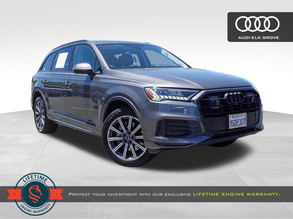 Gray Metallic 2023 Audi Q7 SUV / Crossover All-Wheel Drive 8-Speed Automatic
