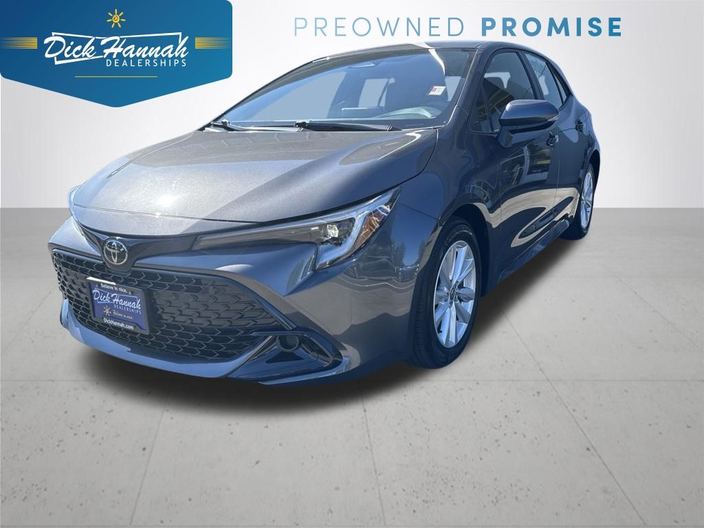 Magnetic Gray Metallic 2024 Toyota Corolla Hatchback Hatchback Front-Wheel Drive Continuously Variable Transmission