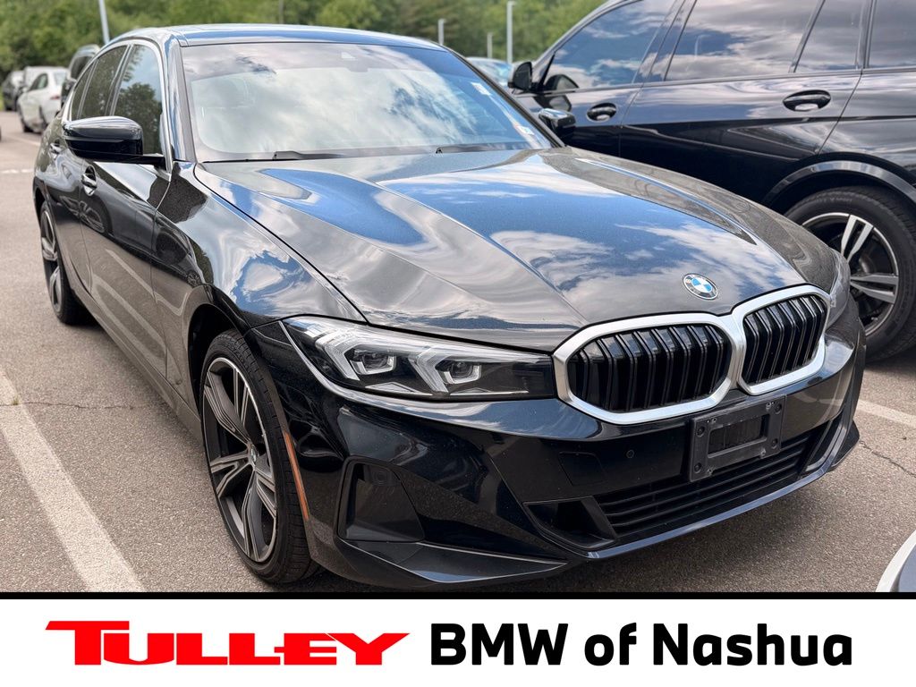 Jet Black 2024 BMW 3 Series Sedan All-Wheel Drive 8-Speed Automatic